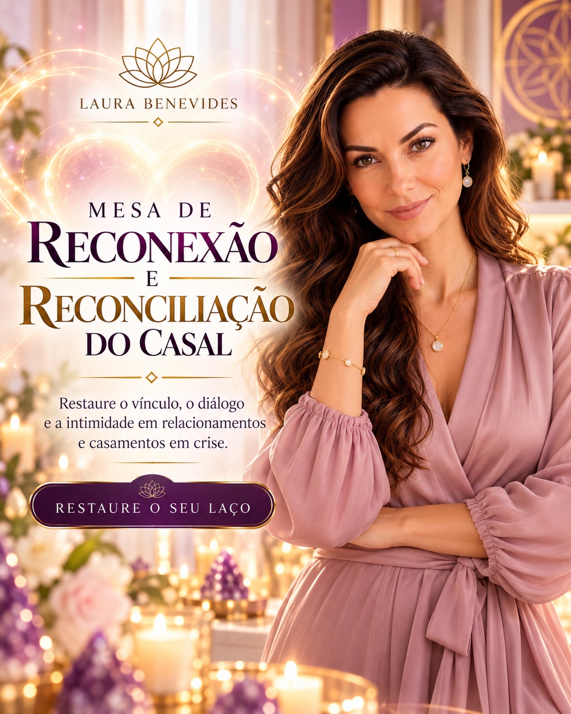 Imagem oficial do atendimento Reconexão e Reconciliação do Casal com Laura Benevides