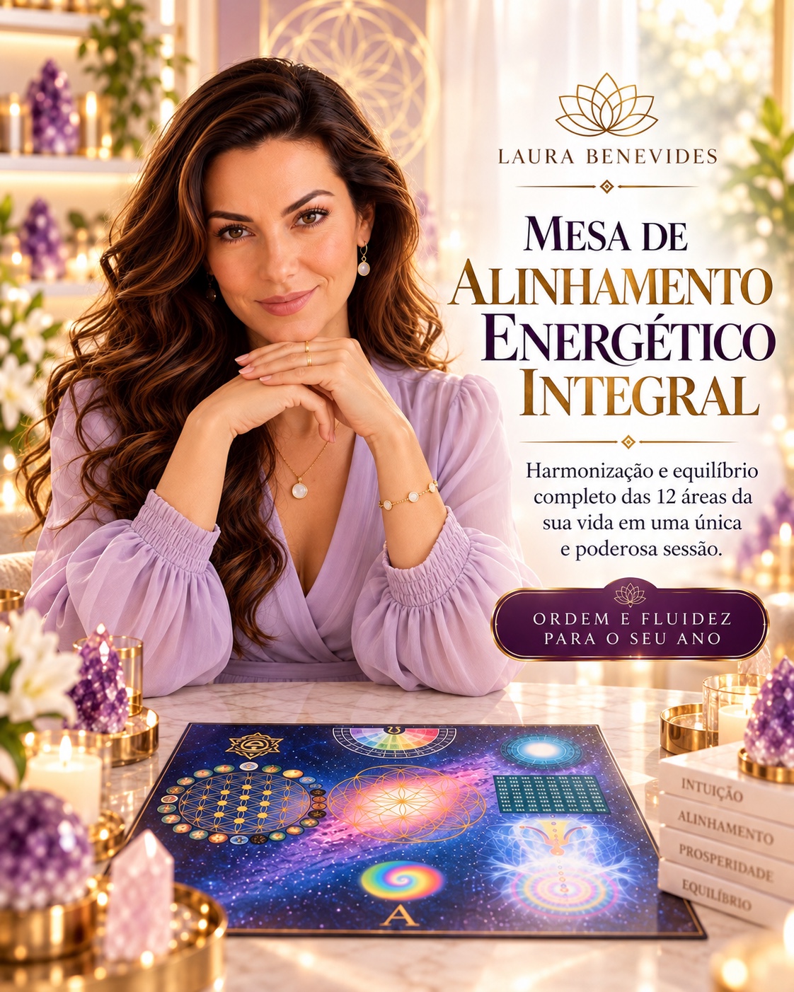 Imagem oficial do atendimento Alinhamento Energético Integral com Laura Benevides